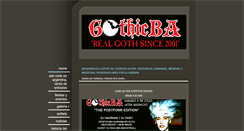 Desktop Screenshot of gothicba.com